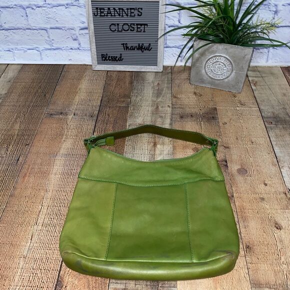 Kate spade green leather shoulder bag - Picture 4 of 12